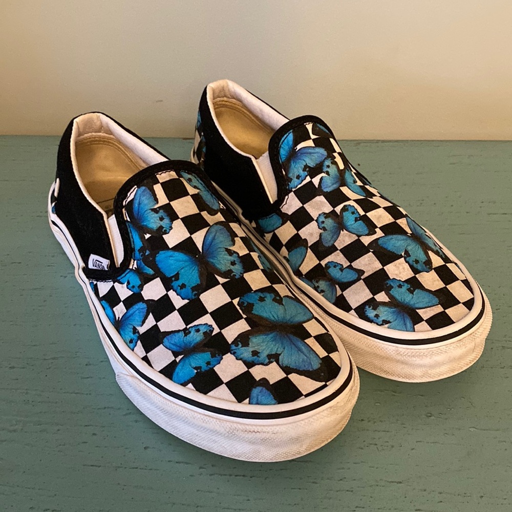 Vans Slip-on Butterfly 🦋 Checked